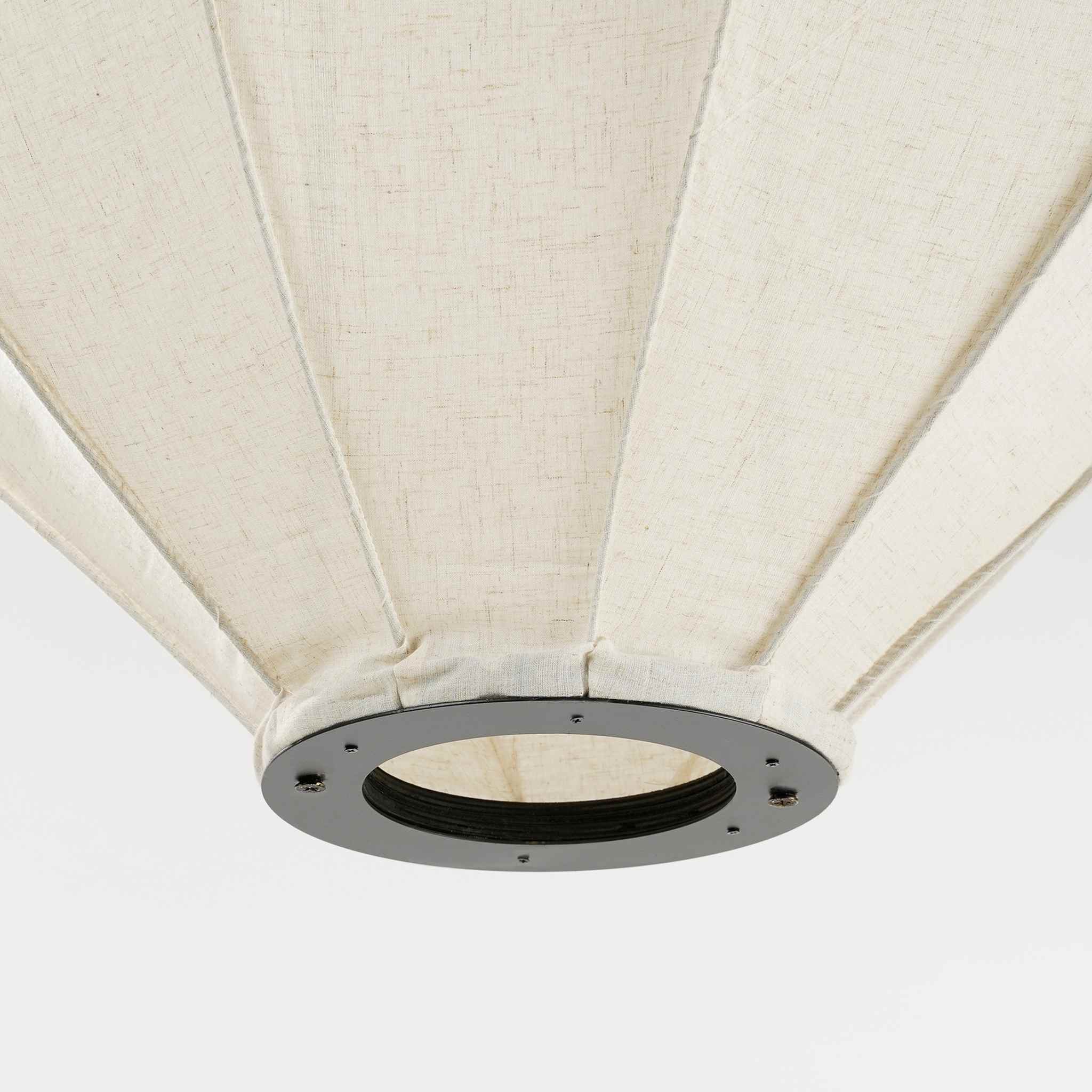 Mica Decorations Hanglamp Pego - 70x70x94 cm - Linnen - Off Wit