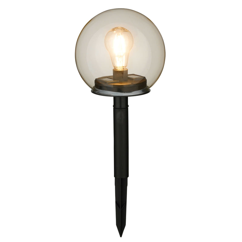 Luca Lighting Zonne-energie Buiten Lamp - 18x18x33 cm - Warm Wit