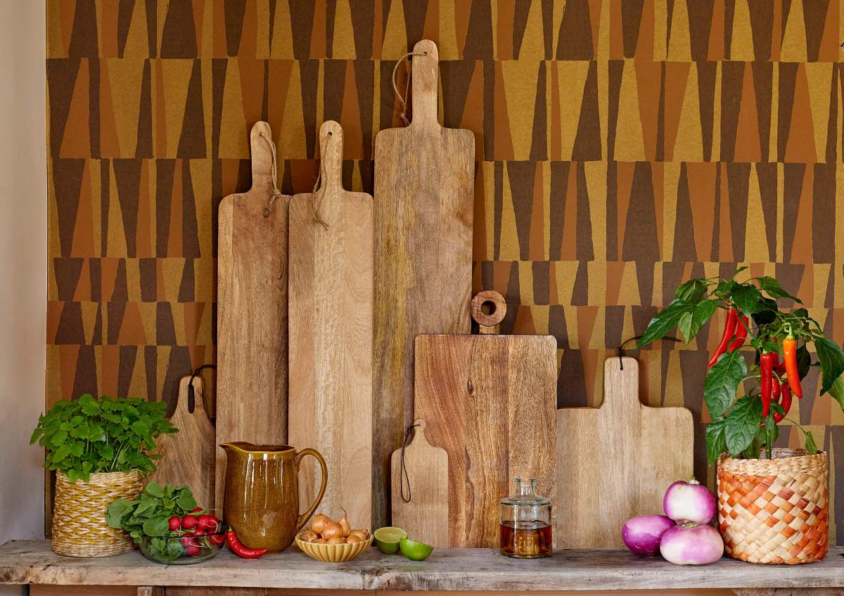 Mica Decorations Duko Snijplank - 40x30x1 cm - Hout - Bruin