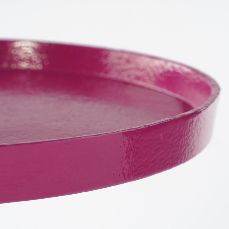 Mica Decorations Bijzettafel Duco - 25x25x58 cm - Aluminium - Roze