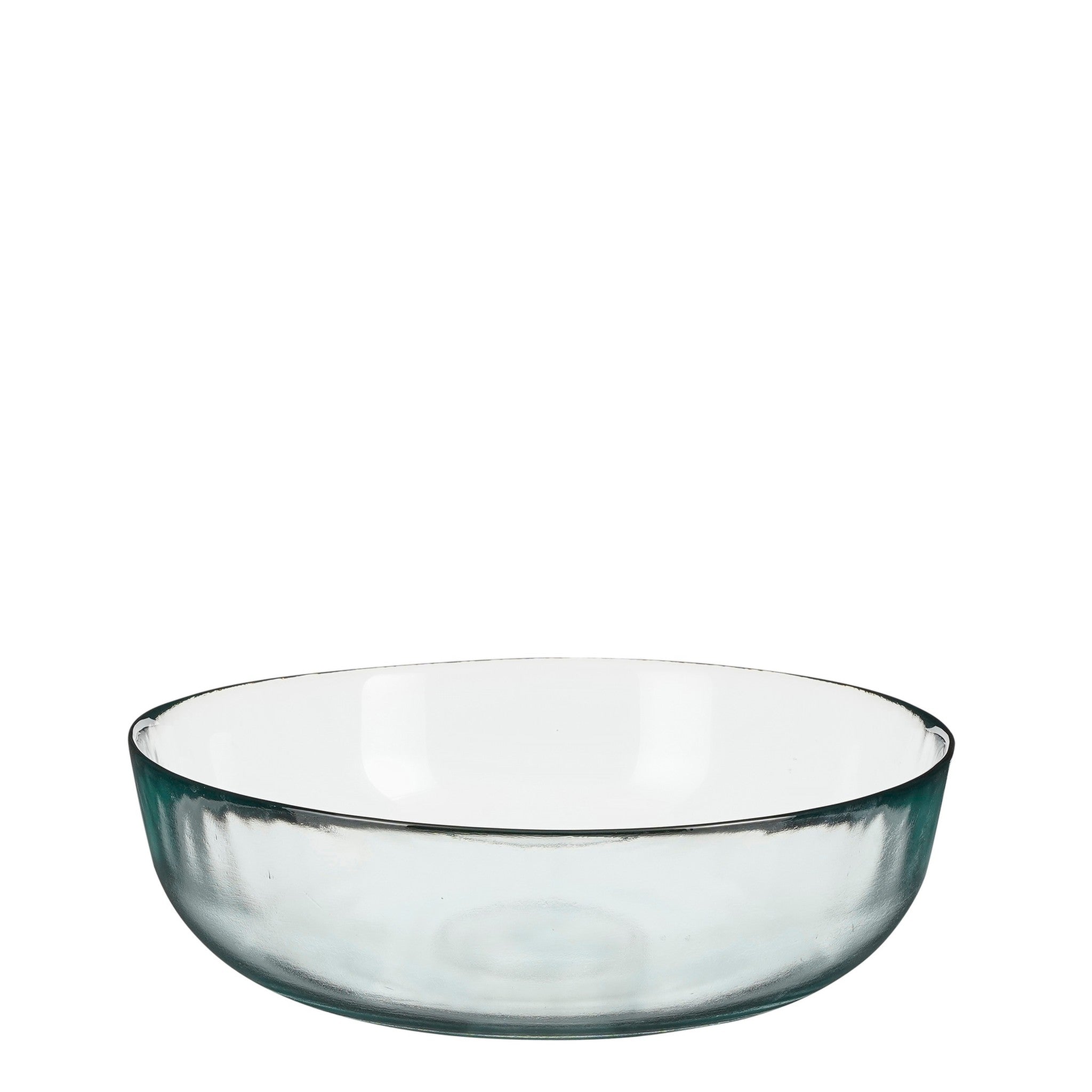 Mica Decorations Schaal Vamos - 30x30x8 cm - Gerecycled Glas - Transparent