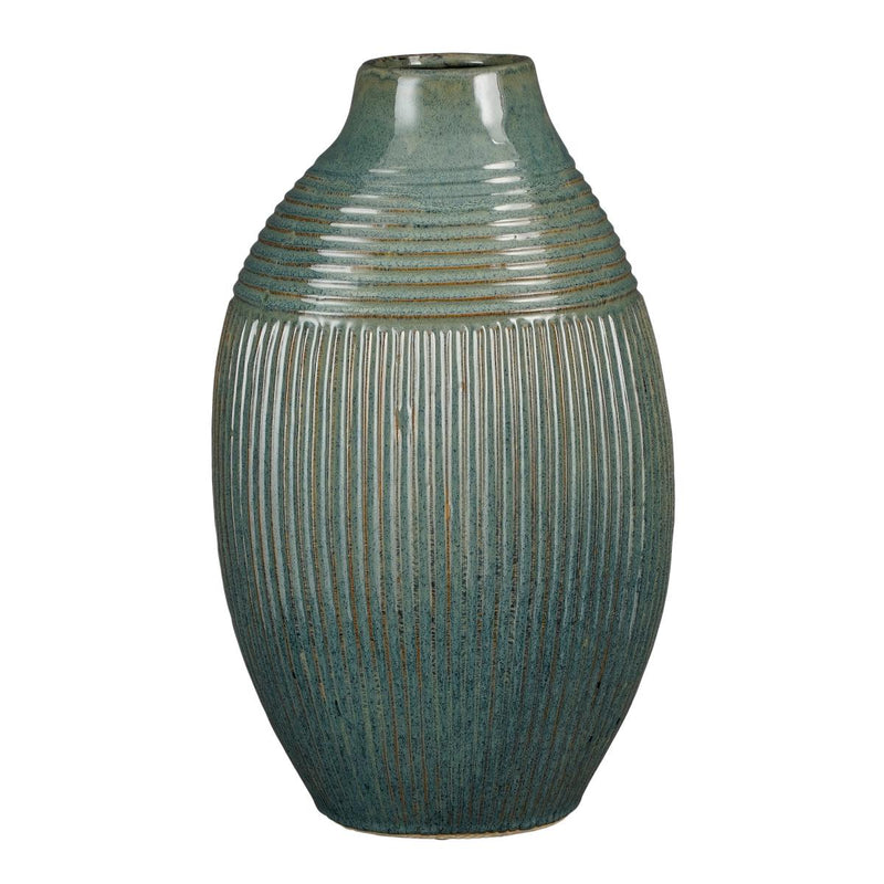Mica Decorations Pedra Vaas - 29x24x46 cm - Keramiek - Blauw