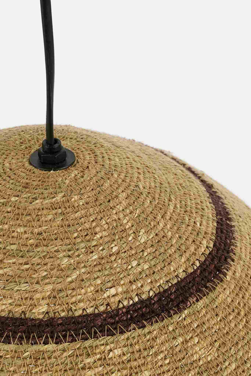 Mica Decorations Hanglamp Joulz - 36x36x16 cm - Jute - Bruin