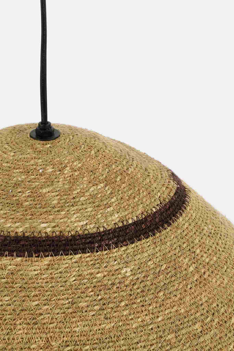 Mica Decorations Hanglamp Joulz - 41x41x22 cm - Jute - Licht Bruin