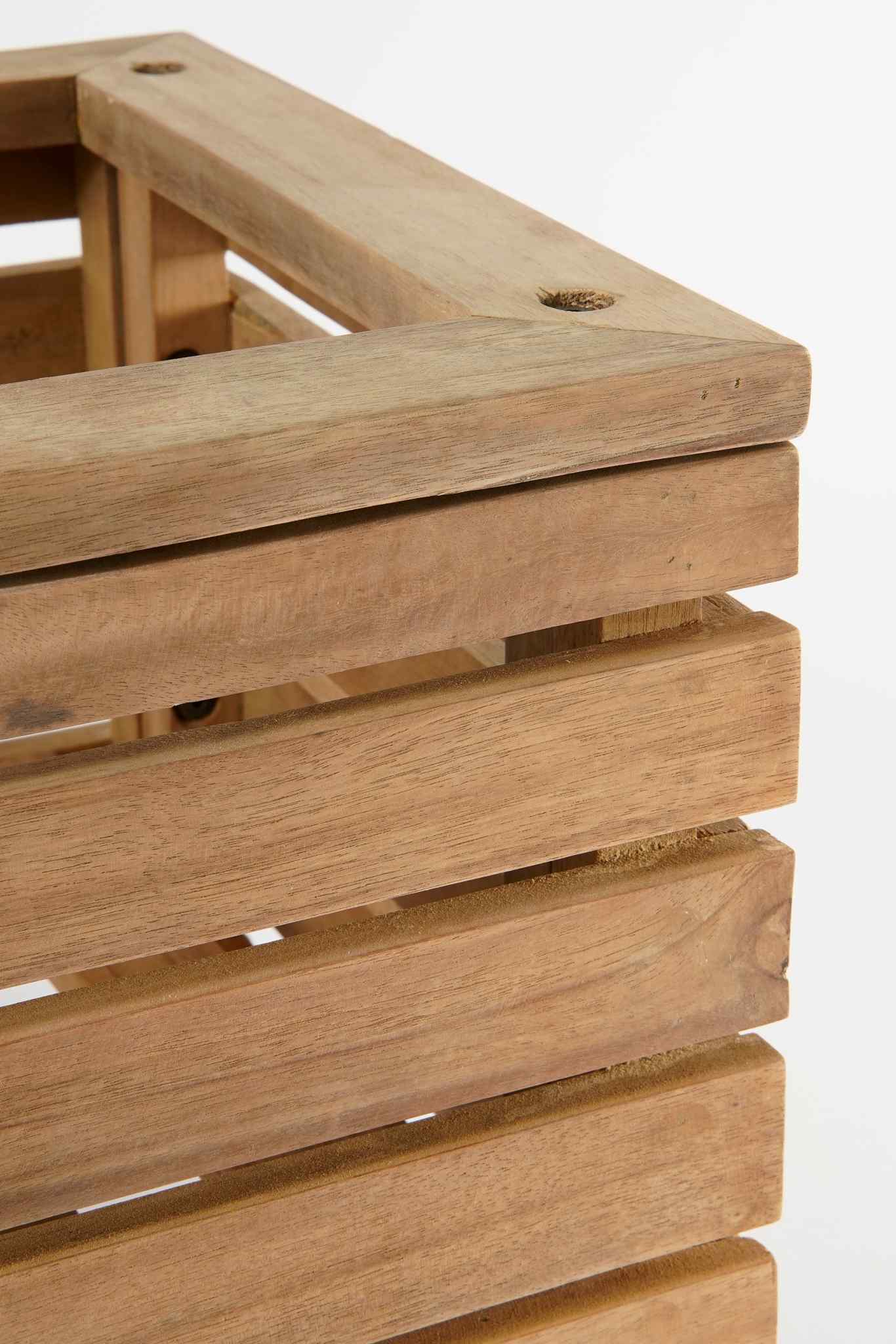 Mica Decorations Kunsttak Glenwood - 35x35x35 cm - Hout - Bruin