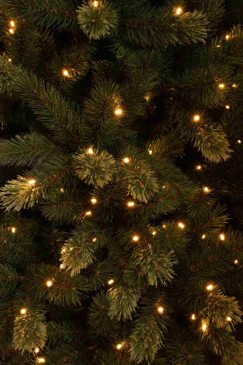 Black Box Kunstkerstboom Darwell - 140x140x230 cm - LED lampjes - Groen