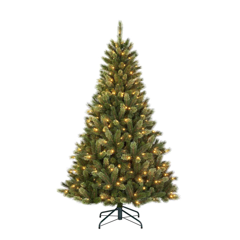 Black Box Kunstkerstboom Darwell - 140x140x230 cm - LED lampjes - Groen