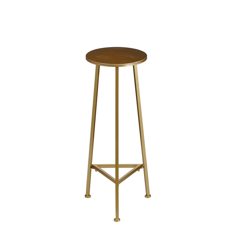 Mica Decorations Jill Plantentafel - 30x30x80 cm - Ijzer - Goud