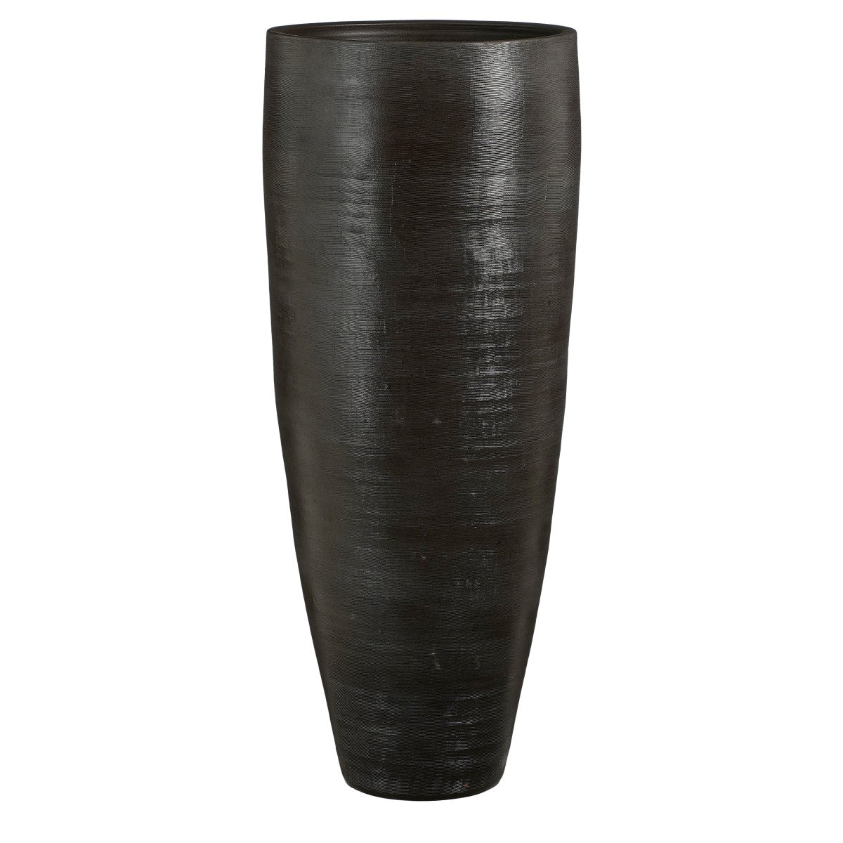 Mica Decorations Alicante Bloempot - 36x36x90 cm - Antraciet