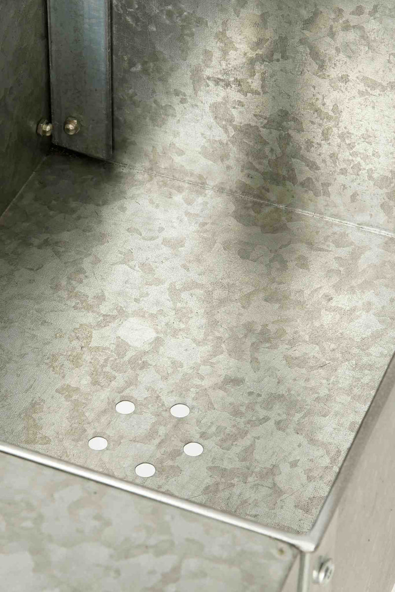 Mica Decorations Plantentafel Ken - 70x38x127 cm - Ijzer - Grijs