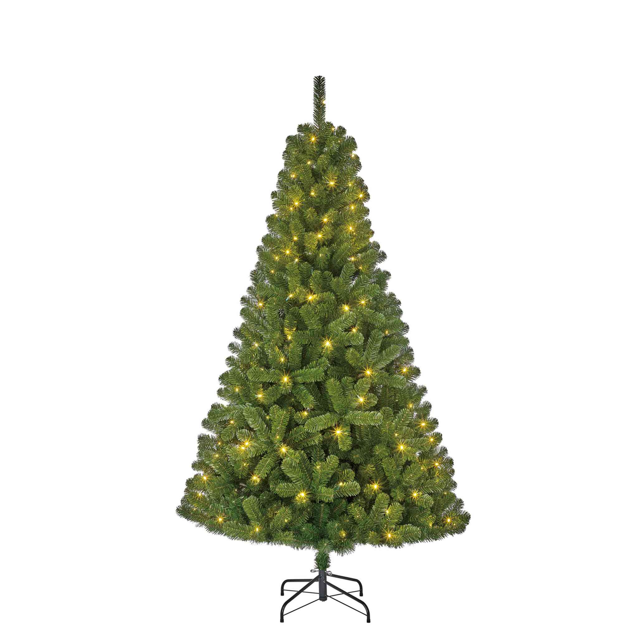 Black Box Trees Kunstkerstboom Charlton - 127x127x215 cm - PVC - Groen