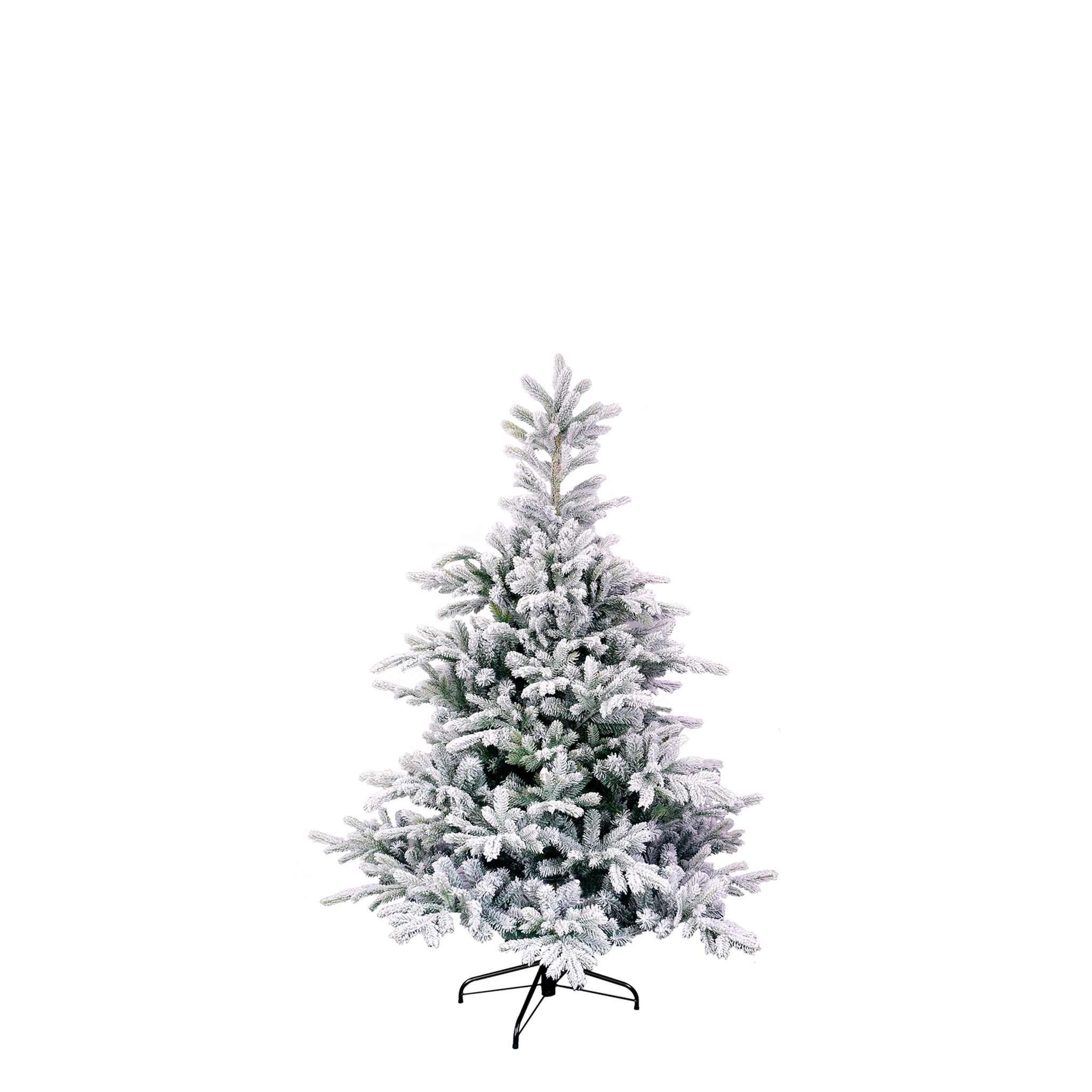 Black Box Kunstkerstboom Grimshaw - 112x112x155 cm - PVC - Besneeuwd,Groen