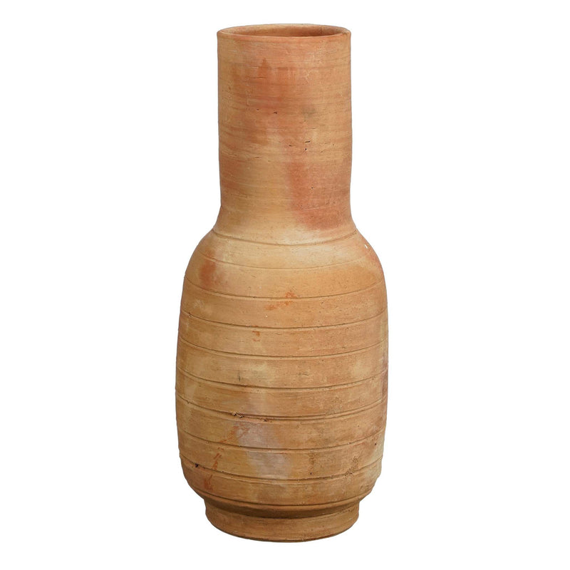 Mica Decorations Vaas Dona - 18x18x45 cm - Klei - Terra