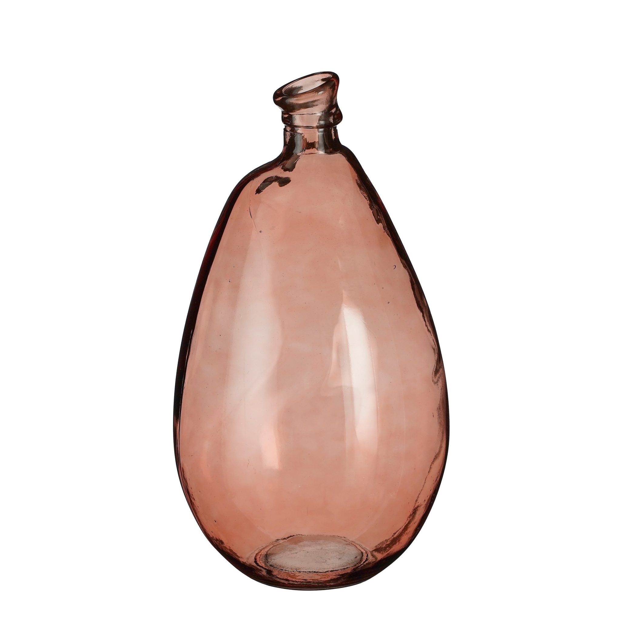 Mica Decorations Vaas Pinto - 26x26x47 cm - Glas - Bruin