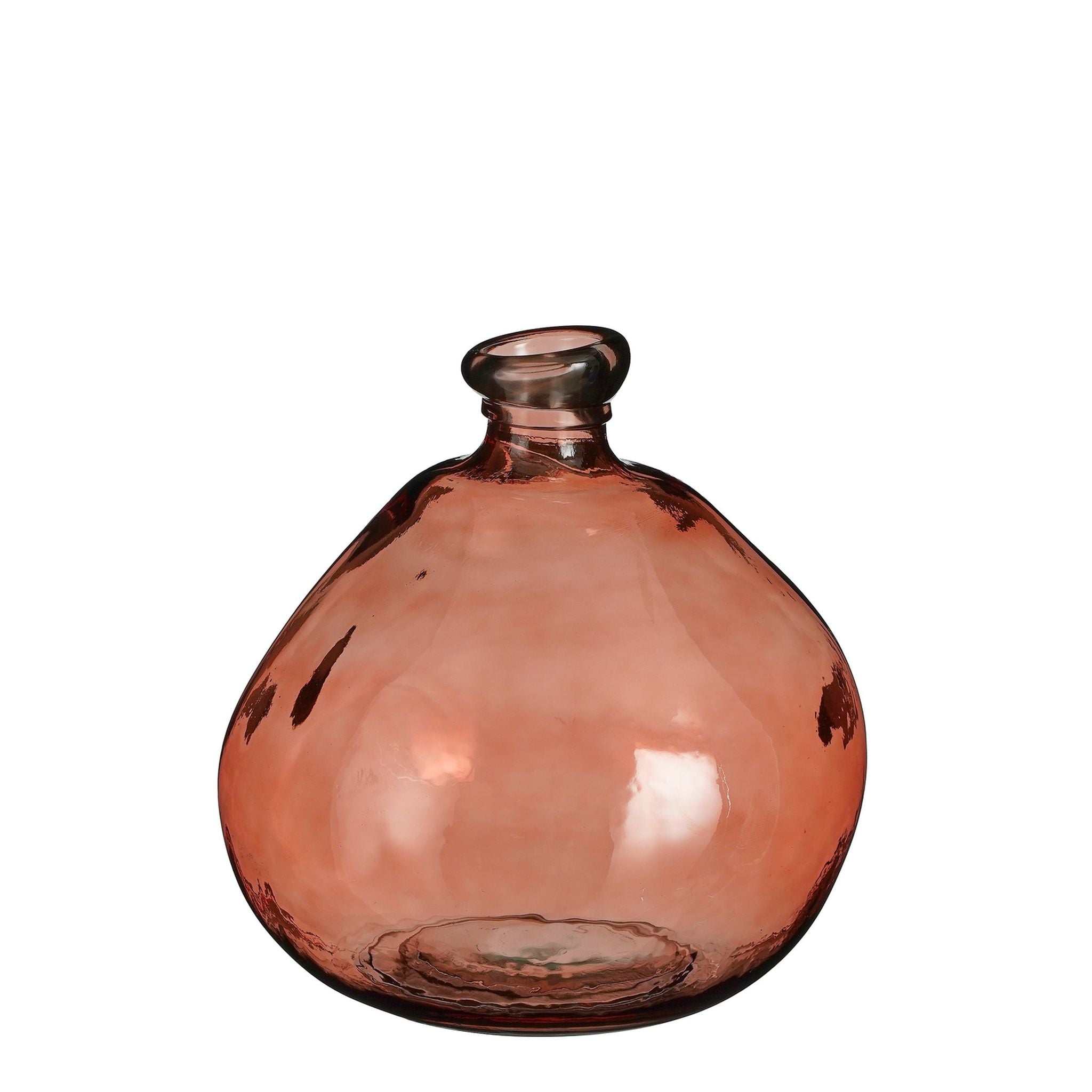 Mica Decorations Vaas Pinto - 33x33x33 cm - Glas - Bruin