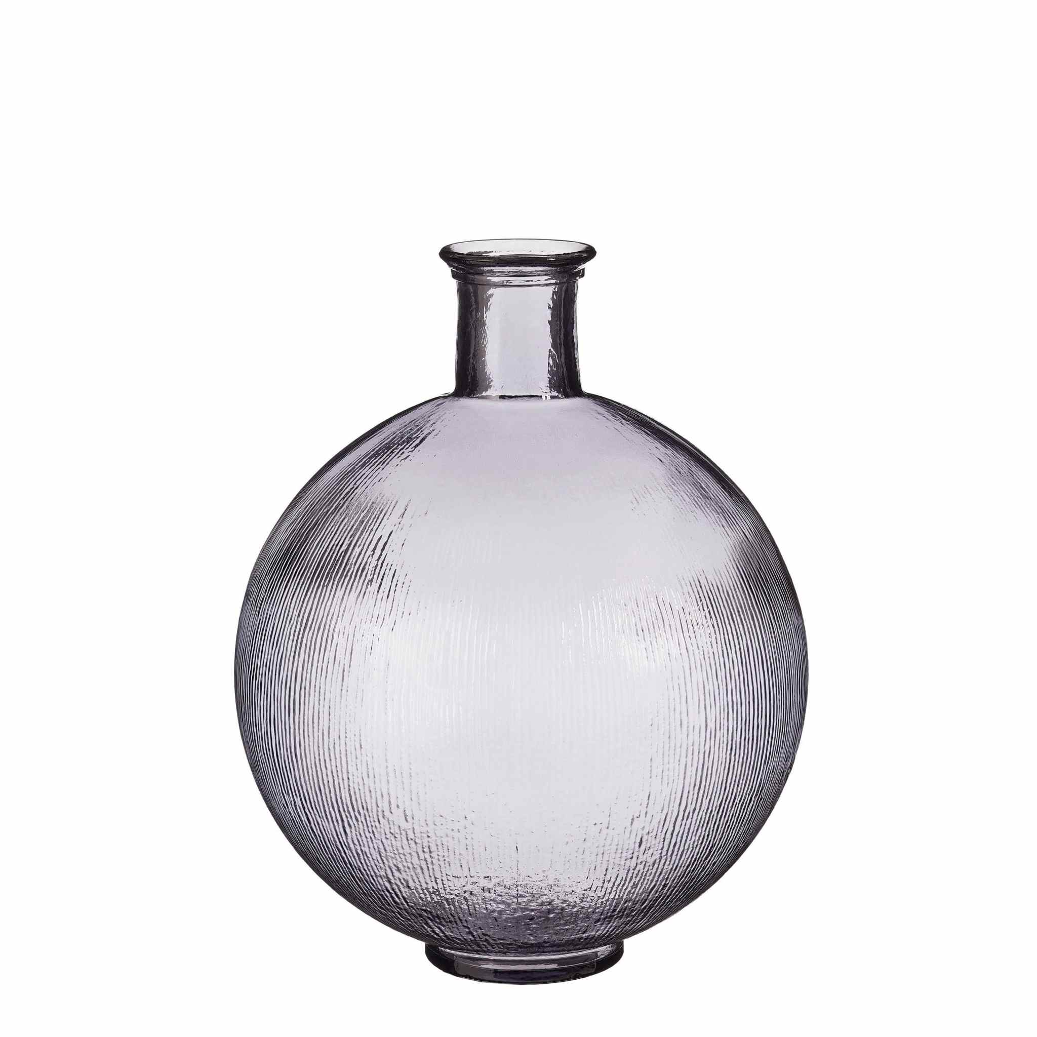 Mica Decorations Vaas Qin - 34x34x42 cm - Glas - Paars