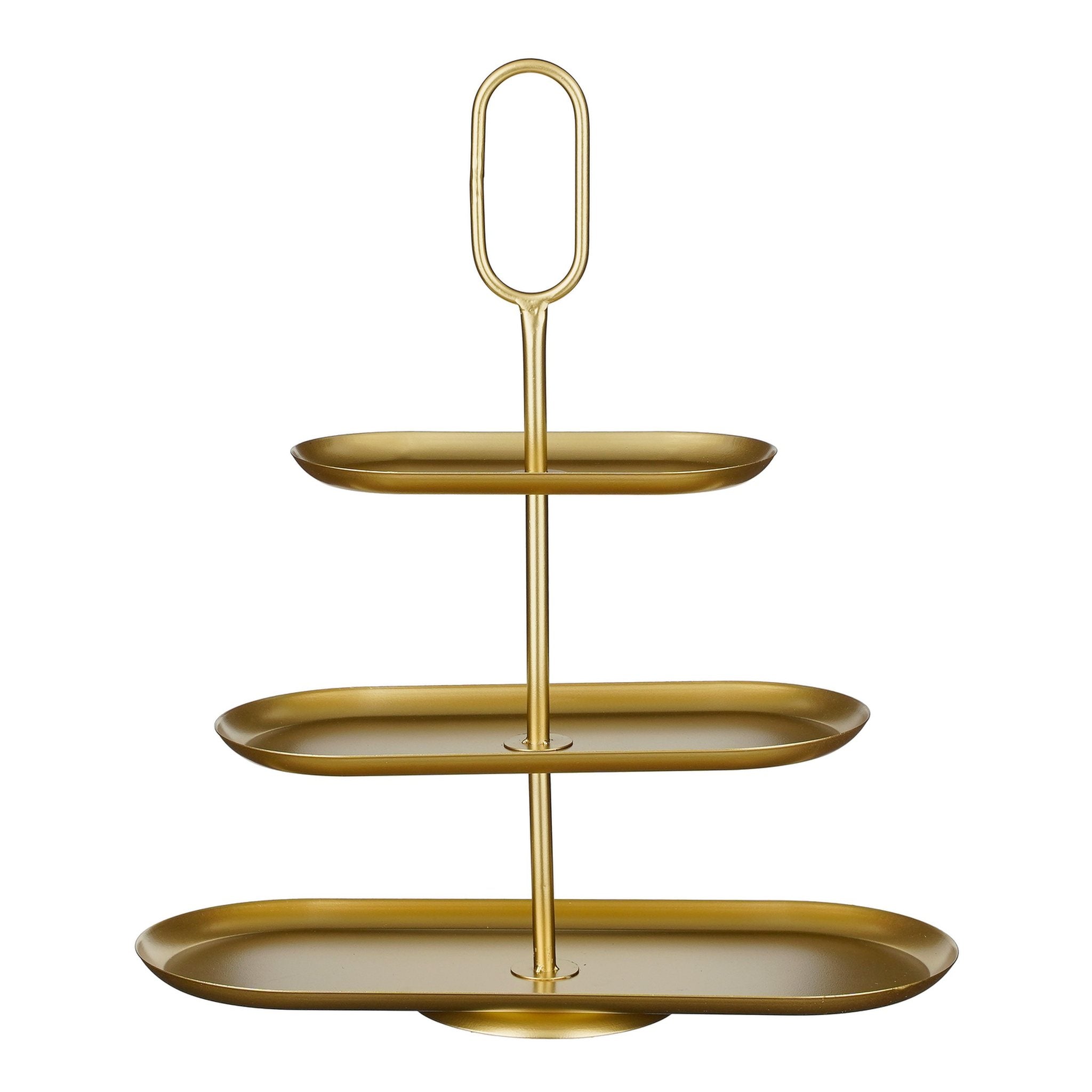 Mica Decorations Etagere Rama - 48x20x55 cm - Ijzer - Goud