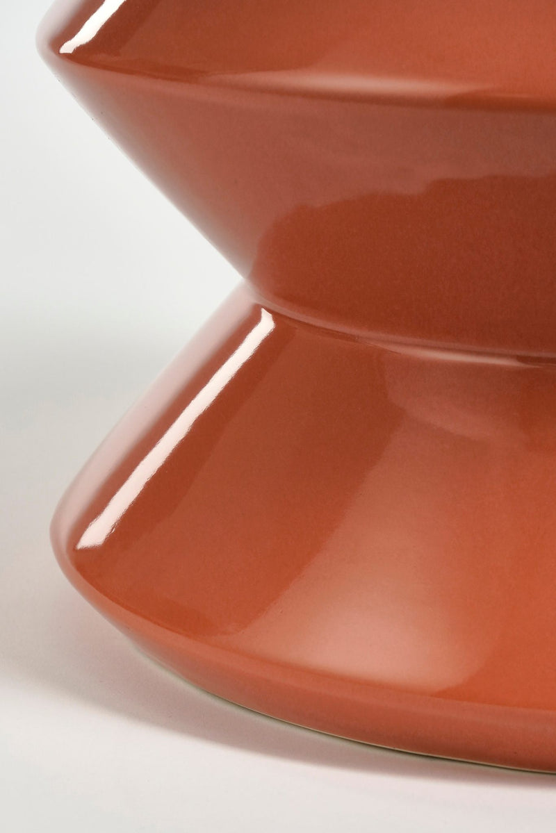 Mica Decorations Stoel Jans - 30.5x30.5x28 cm - Keramiek - Oranje