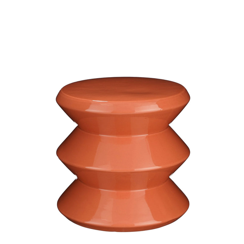 Mica Decorations Stoel Jans - 30.5x30.5x28 cm - Keramiek - Oranje