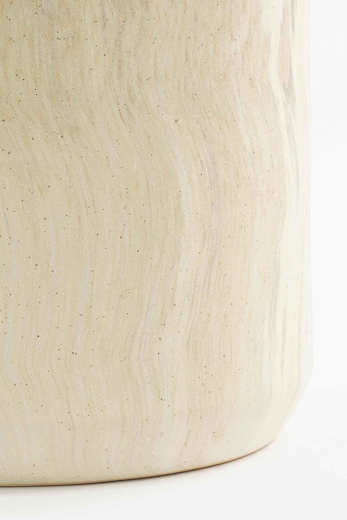 Mica Decorations Vaas Trentino - 28.5x25x38.5 cm - Keramiek - Beige