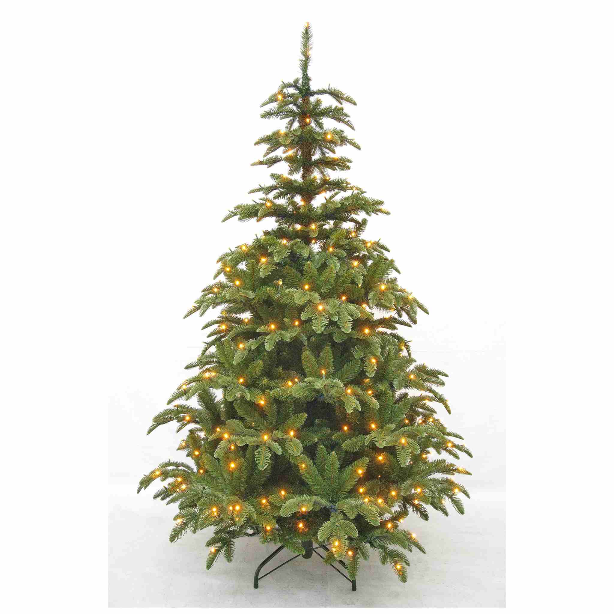 Triumph Tree Kunstkerstboom Aurora - 192LED - Warmwit - H155xØ86 - Groen