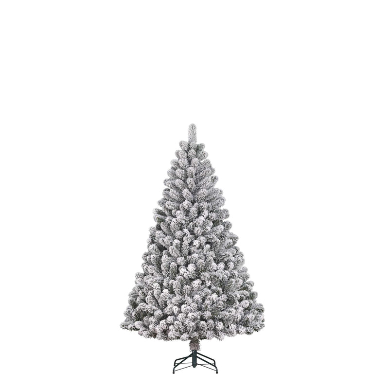 Black Box Kunstkerstboom Charlton - 91x91x155 cm - PVC - Groen,Besneeuwd