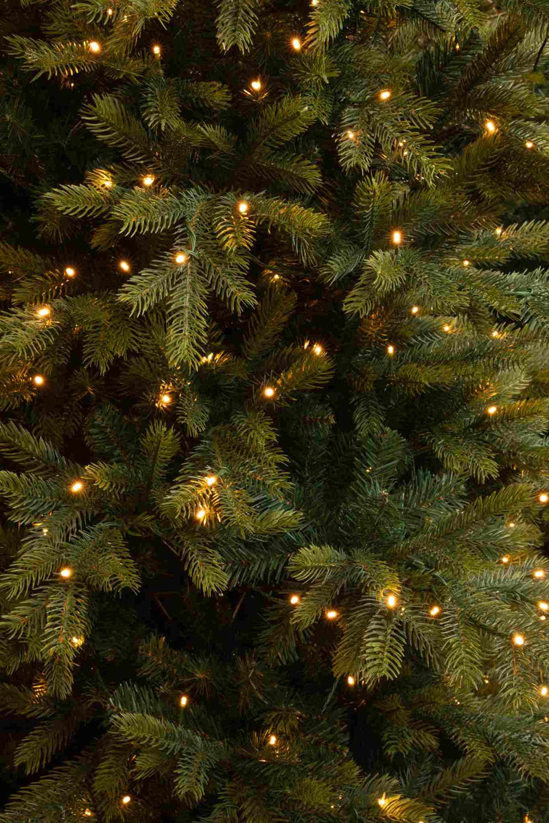Black Box Kunstkerstboom Grimshaw - 132x132x185 cm - LED lampjes - Groen