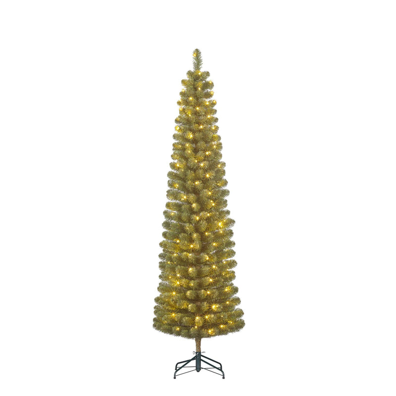 Black Box Kunstkerstboom Charlton - 56x56x215 cm - Pvc - Groen