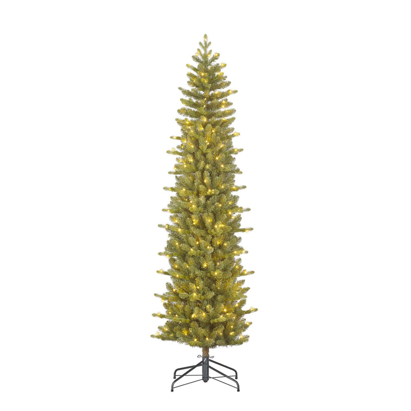 Black Box Kunstkerstboom Harma - 69x69x230 cm - LED lampjes - Groen