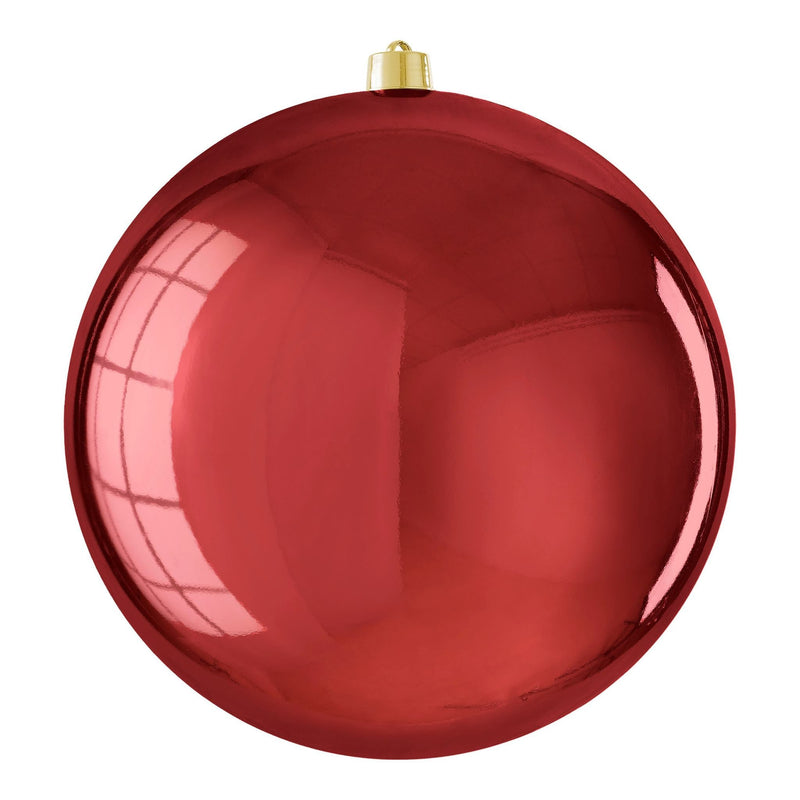 House of Seasons Kunsttak baubles - 50x50x50 cm - Gerecycled Polystyreen - Donkerrood
