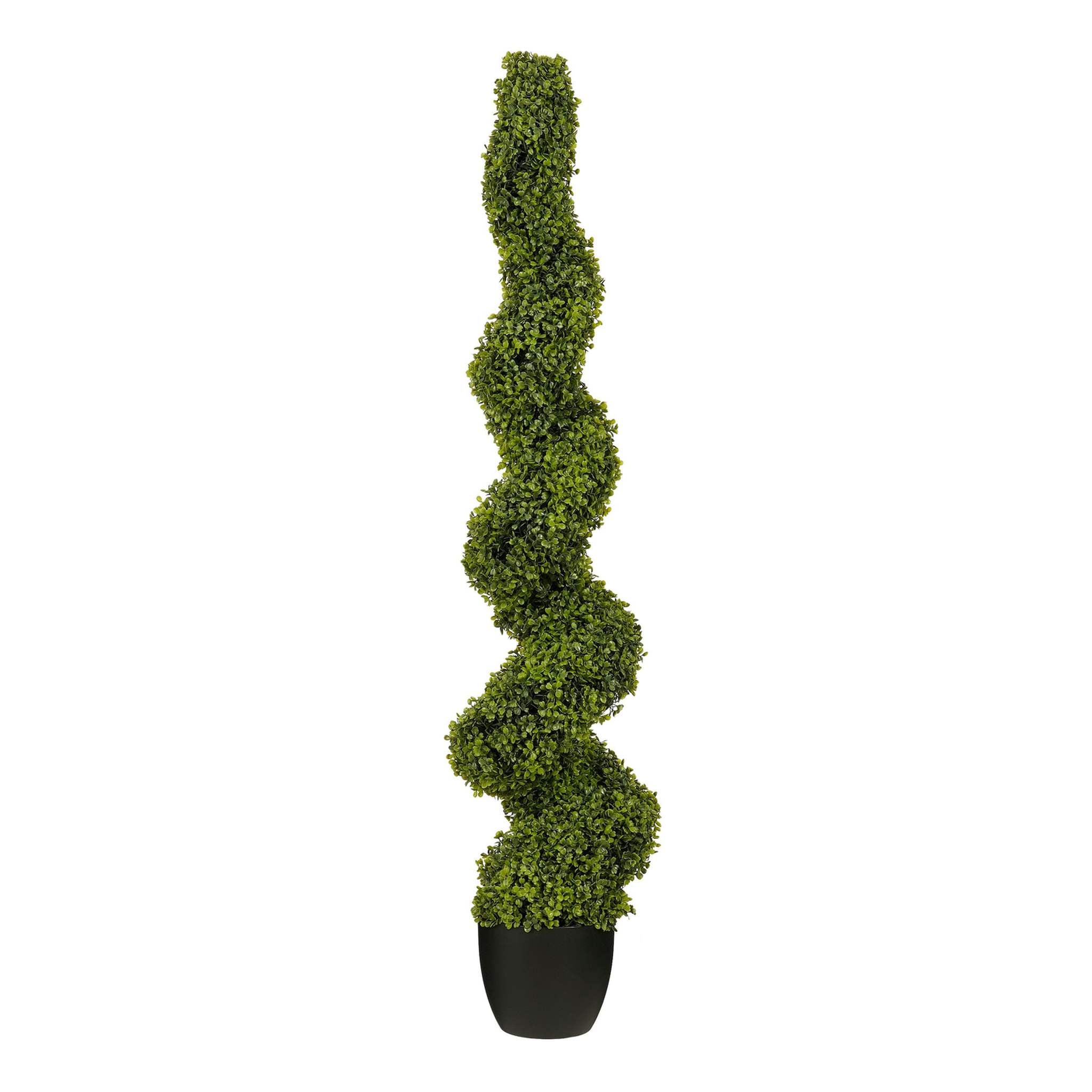 Mica Decorations Kunstplant Buxus - 25x25x150 cm - Polyethyleen - Groen
