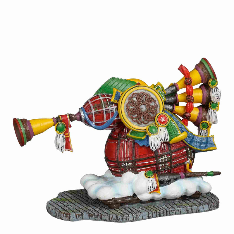 Luville Kerstdorp Carnaval - 18x10x12 cm - Polyresin - Multi