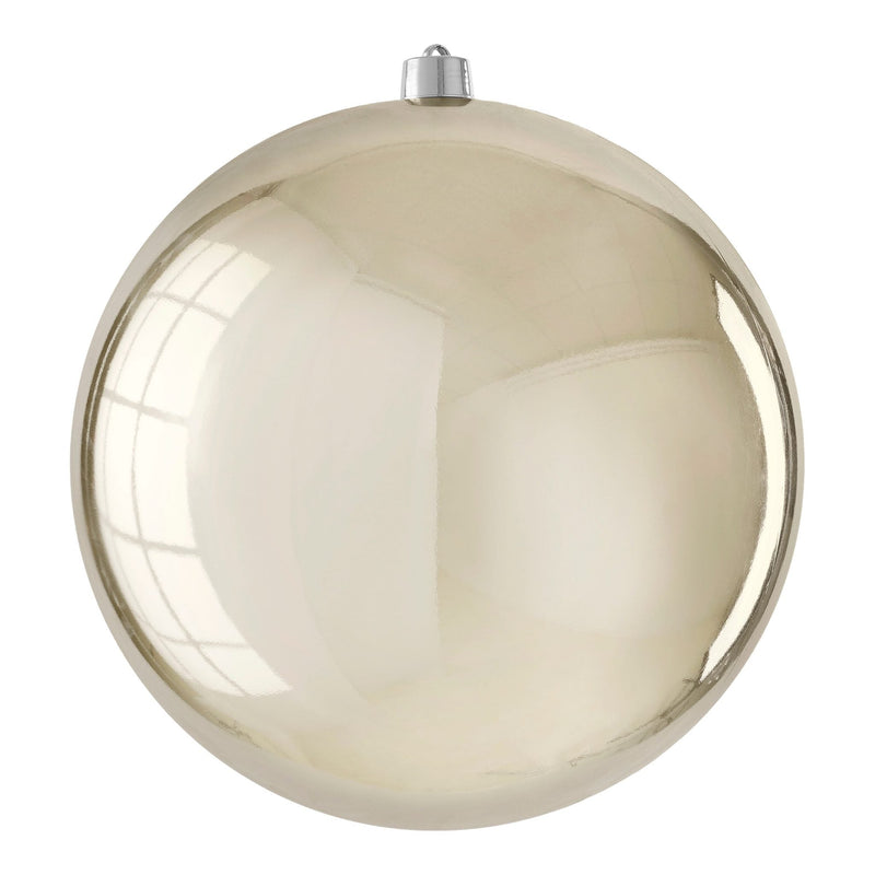 Mica Decorations Vaas Bauble - 50x50x50 cm - Polystryreen - Champagne