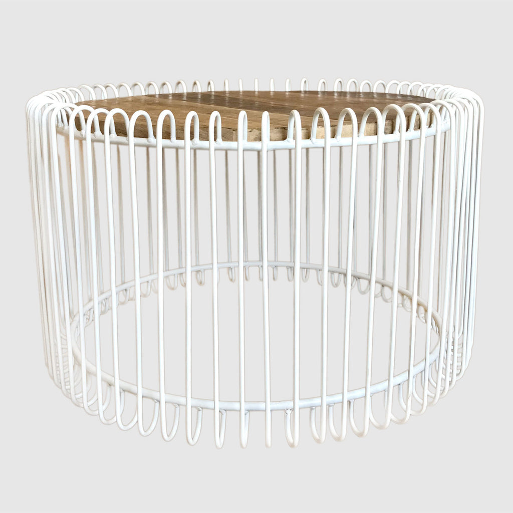 SVJ Bijzettafel York - 70x70x45 cm - Metaal - Wit