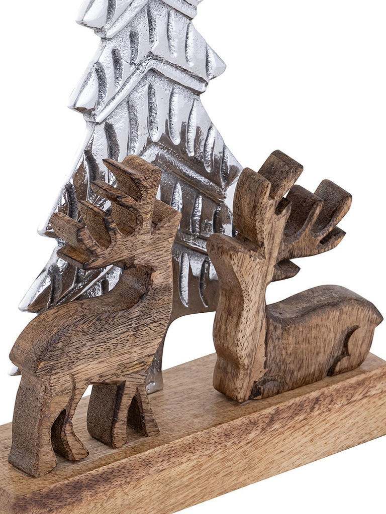 SVJ Decoratieve Boom - 6x20x31 cm - Aluminium - Naturel