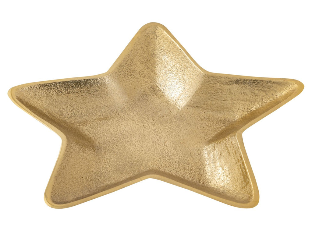 SVJ Schaal - 25x25x3 cm - Aluminium - Goud - Set van 2