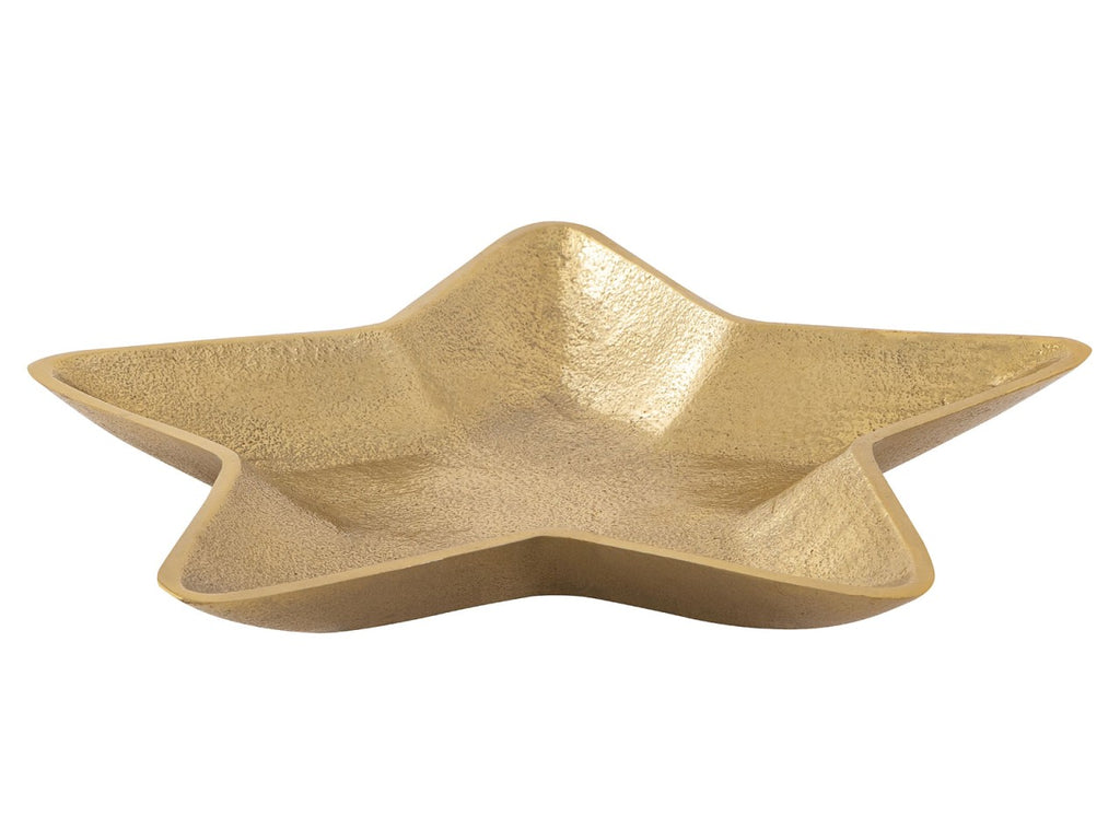 SVJ Schaal - 25x25x3 cm - Aluminium - Goud - Set van 2