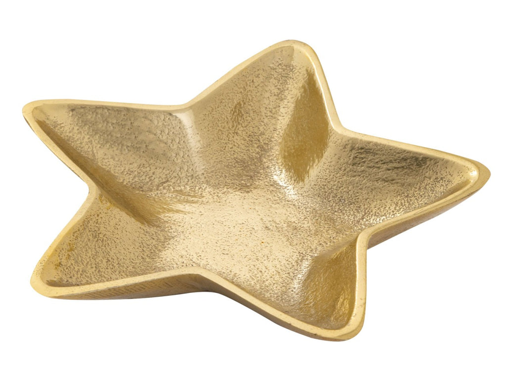 SVJ Schaal - 25x25x3 cm - Aluminium - Goud - Set van 2