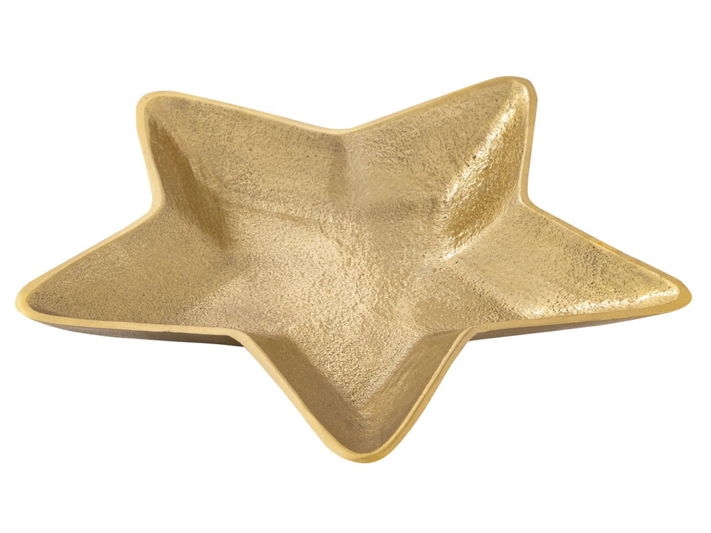 SVJ Schaal - 25x25x3 cm - Aluminium - Goud - Set van 2