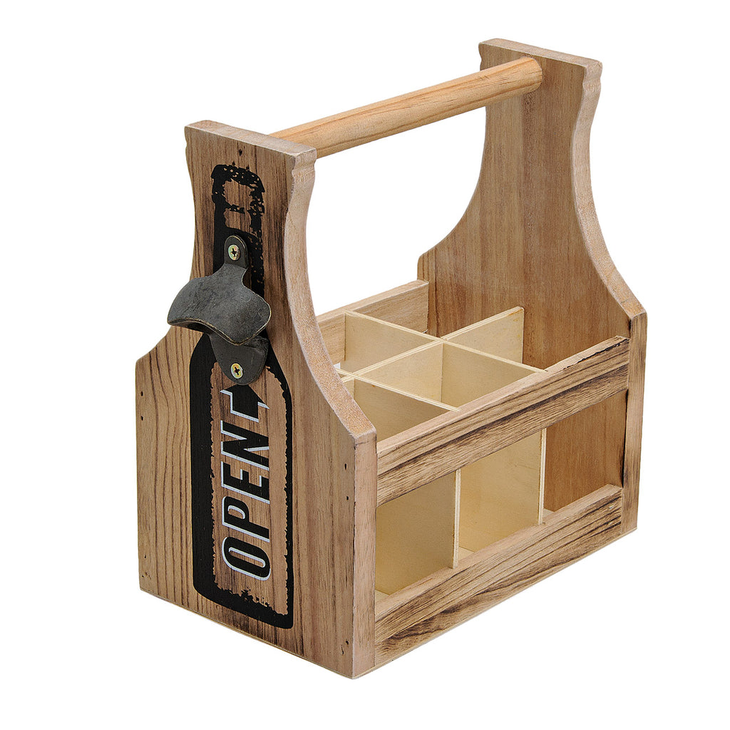 SVJ Opbergbox Flessenbox - 0x0x0 cm - Metaal - Bruin