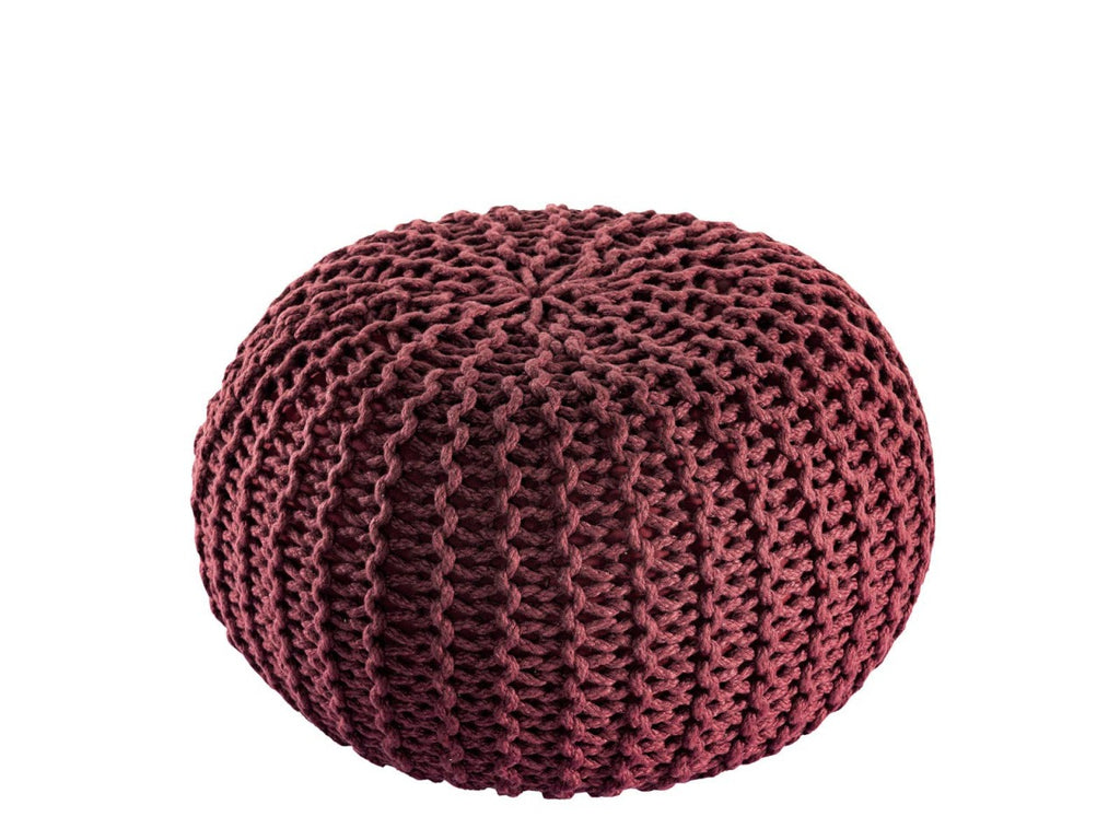 SVJ Poef - 45x45x30 cm - Kunststof - Roest