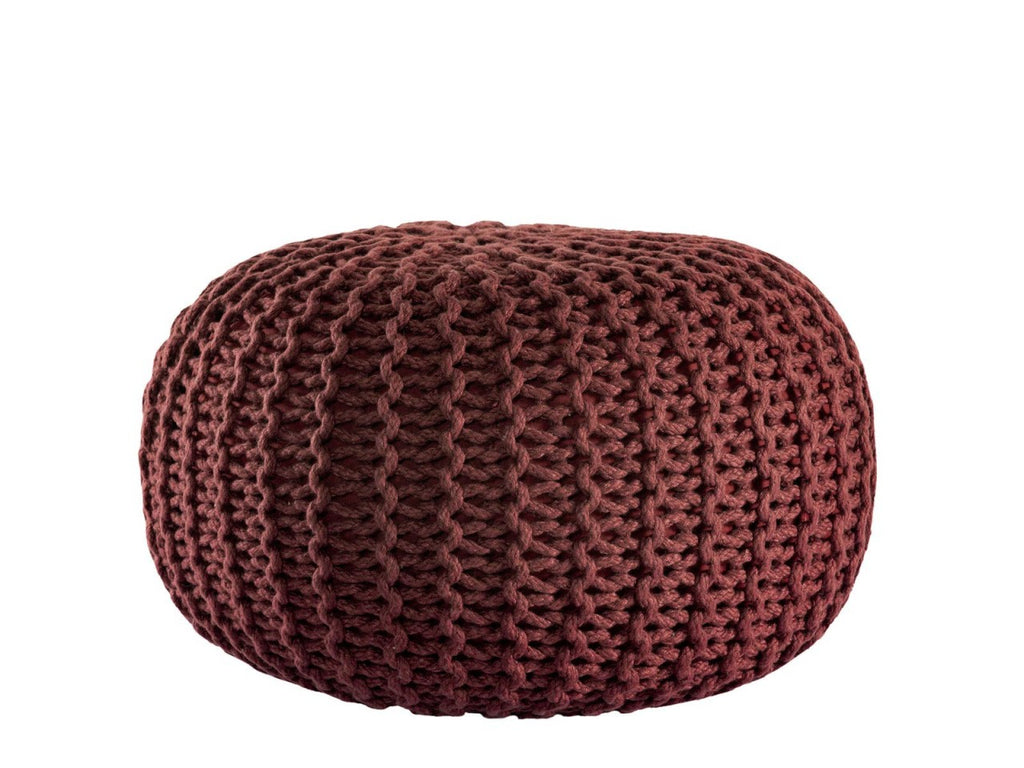SVJ Poef - 45x45x30 cm - Kunststof - Roest