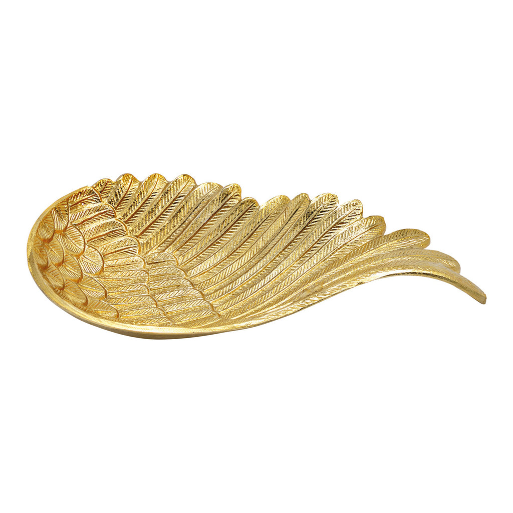 SVJ Schaal Engelenvleugels - 19x34x6 cm - Metaal - Goud