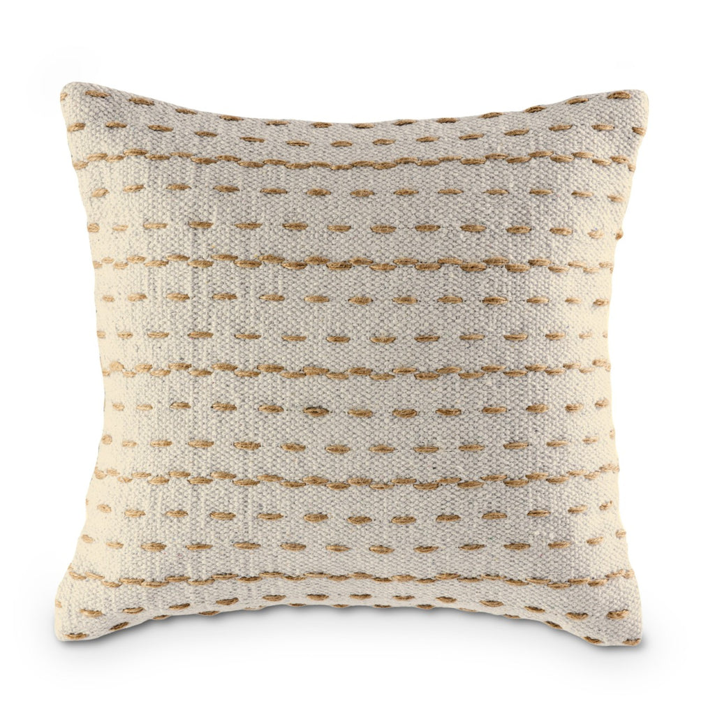SVJ Sierkussen Siera - 40x40x7 cm - Katoen - Beige - Set van 2