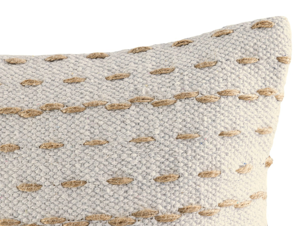 SVJ Sierkussen Siera - 40x40x7 cm - Katoen - Beige - Set van 2