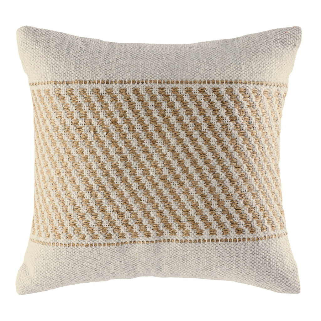 SVJ Sierkussen Siera - 40x40x7 cm - Katoen - Beige - Set van 2