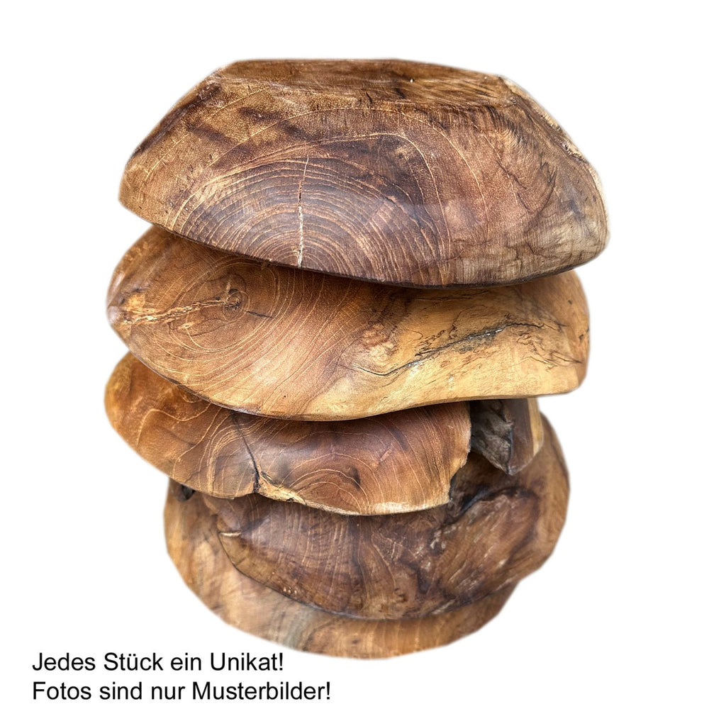 SVJ Schaal Tablet - 25x25x2 cm - Hout - Natuurlijk