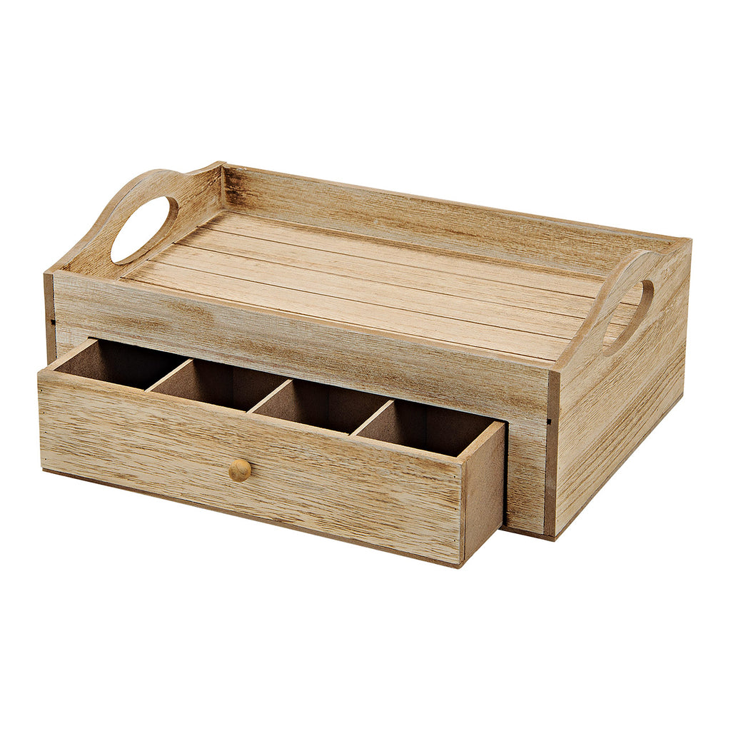 SVJ Plateau Theedoos - 0x0x0 cm - Hout - Beige