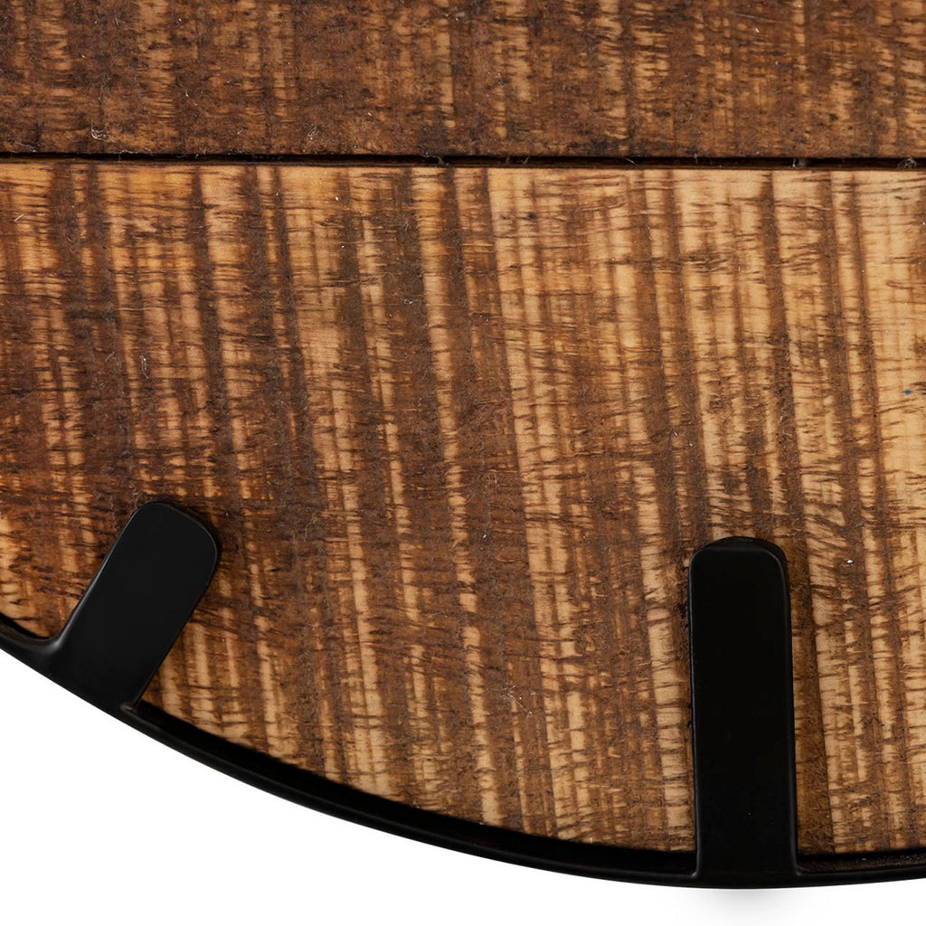 SVJ Klok Lautlos - 30x30x5 cm - Hout - Zwart