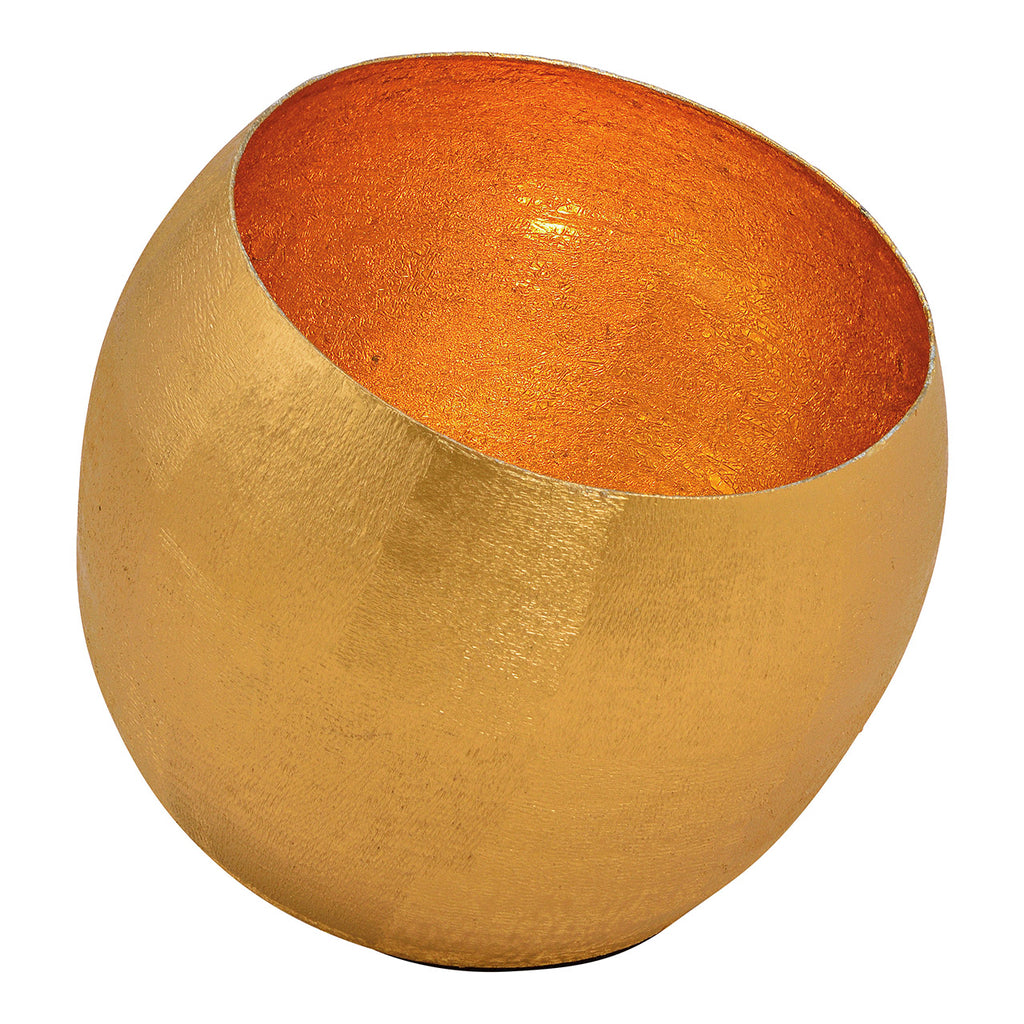 SVJ Kandelaar Lantaarn - 19x20x20 cm - Metaal - Goud